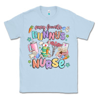 Dusty Blue every favorite bunnys nurse Classic Tee - MaliasSmallBusiness