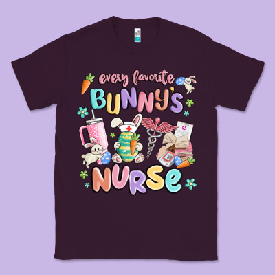Every Favorite Bunnys Nurse Classic Tee Designed By Maliassmallbusiness