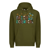 Army Green faith is essential Premium Hoodie - JahusDesignShop