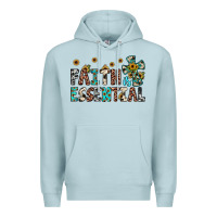 Blue Mist faith is essential Premium Hoodie - JahusDesignShop