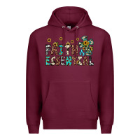 Burgundy faith is essential Premium Hoodie - JahusDesignShop