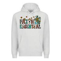 Dove Grey faith is essential Premium Hoodie - JahusDesignShop