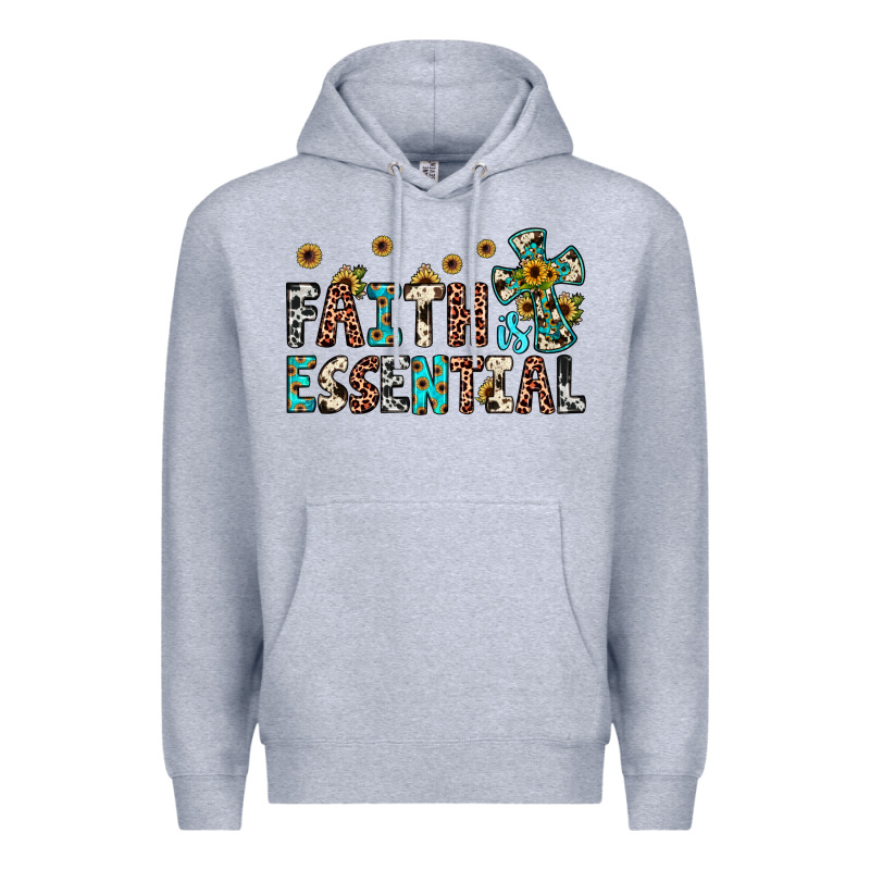 Faith Is Essential Premium Hoodie by JahusDesignShop | Teevron