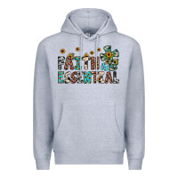 Heather Grey faith is essential Premium Hoodie - JahusDesignShop
