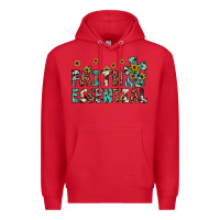 Red faith is essential Premium Hoodie - JahusDesignShop