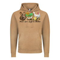 Vintage Camel Peace Love Leghorn Chicken Vintage Hoodie - LillyAllenDesigns