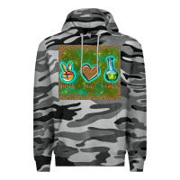Slate Camo peace love lab tech Premium Hoodie - TumblerDesignByShophia