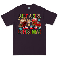 Plum just a girl who loves christmas Premium Tee - FaDigitalArtStudio