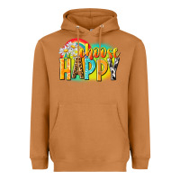 Meerkat Choose happy Heavyweight Hoodie - NancyCooperArtShop