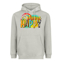 Moon Dust Choose happy Heavyweight Hoodie - NancyCooperArtShop