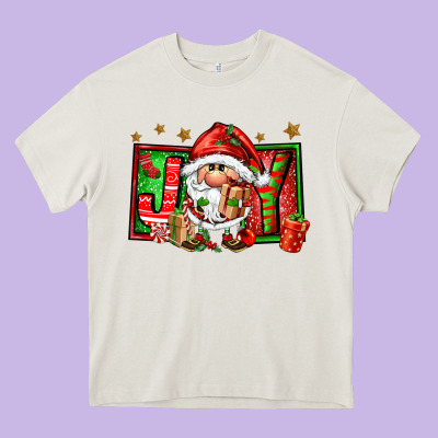 Joy Santa Gnomes Heavy Core Tee Designed By Fadigitalartstudio