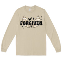 Mushroom forgiven christian angel wings Long Sleeve Tee - MaliasSmallBusiness