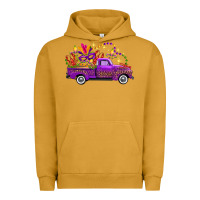 Pigment Peanut Butter Mardi Gras Leopard Truck Urban Hoodie - FaDigitalArtStudio