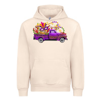 Sandshell Mardi Gras Leopard Truck Urban Hoodie - FaDigitalArtStudio