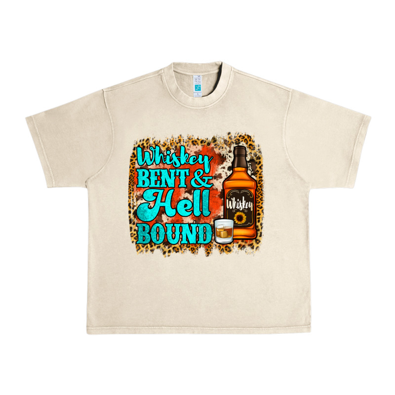 Whiskey Bent And Hell Bound Urban Heavy Tee by Jasminsmagicworld | Teevron