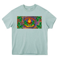 Arona life is better around the campfire license plate Heavy Core Tee - BarkalooDesign