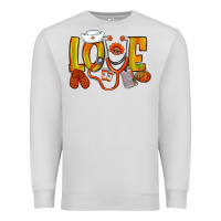 Dove Grey Thanksgiving love Nurse Premium Sweatshirt - NancyCooperArtShop