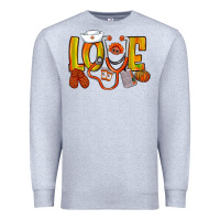 Heather Grey Thanksgiving love Nurse Premium Sweatshirt - NancyCooperArtShop