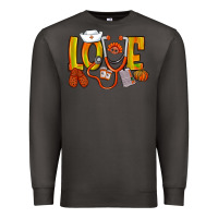 Smoke Thanksgiving love Nurse Premium Sweatshirt - NancyCooperArtShop