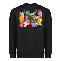 Black teacher life pencils Heavyweight Sweatshirt - MaliasSmallBusiness