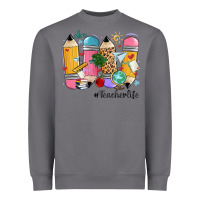 Storm teacher life pencils Heavyweight Sweatshirt - MaliasSmallBusiness
