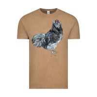 Vintage Coffee Ameraucana Rooster Vintage Tee - LillyAllenDesigns