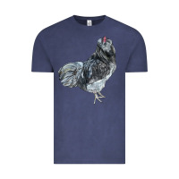 Vintage Denim Ameraucana Rooster Vintage Tee - LillyAllenDesigns