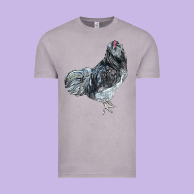 Ameraucana Rooster Vintage Tee Designed By Lillyallendesigns