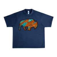Navy bison Urban Heavy Tee - Jasminsmagicworld