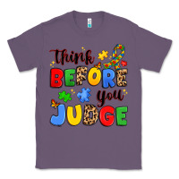 Lavender think before you judge Classic Tee - JahusDesignShop