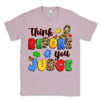 Lilac think before you judge Classic Tee - JahusDesignShop