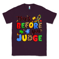 Plum think before you judge Classic Tee - JahusDesignShop