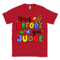 Red think before you judge Classic Tee - JahusDesignShop