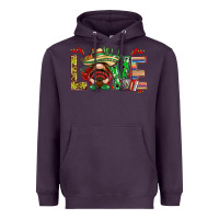 Plum Mexico love with gnome Heavyweight Hoodie - NancyCooperArtShop