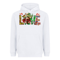 White Mexico love with gnome Heavyweight Hoodie - NancyCooperArtShop