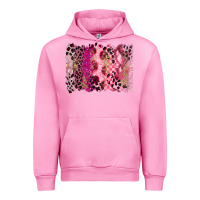 Fuchsia Pink breast cancer brushstroke Urban Hoodie - FaDigitalArtStudio