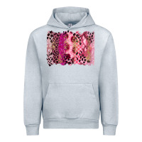 Heather Grey breast cancer brushstroke Urban Hoodie - FaDigitalArtStudio