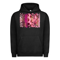 Pigment Black breast cancer brushstroke Urban Hoodie - FaDigitalArtStudio