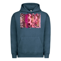 Pigment Midnight Navy breast cancer brushstroke Urban Hoodie - FaDigitalArtStudio