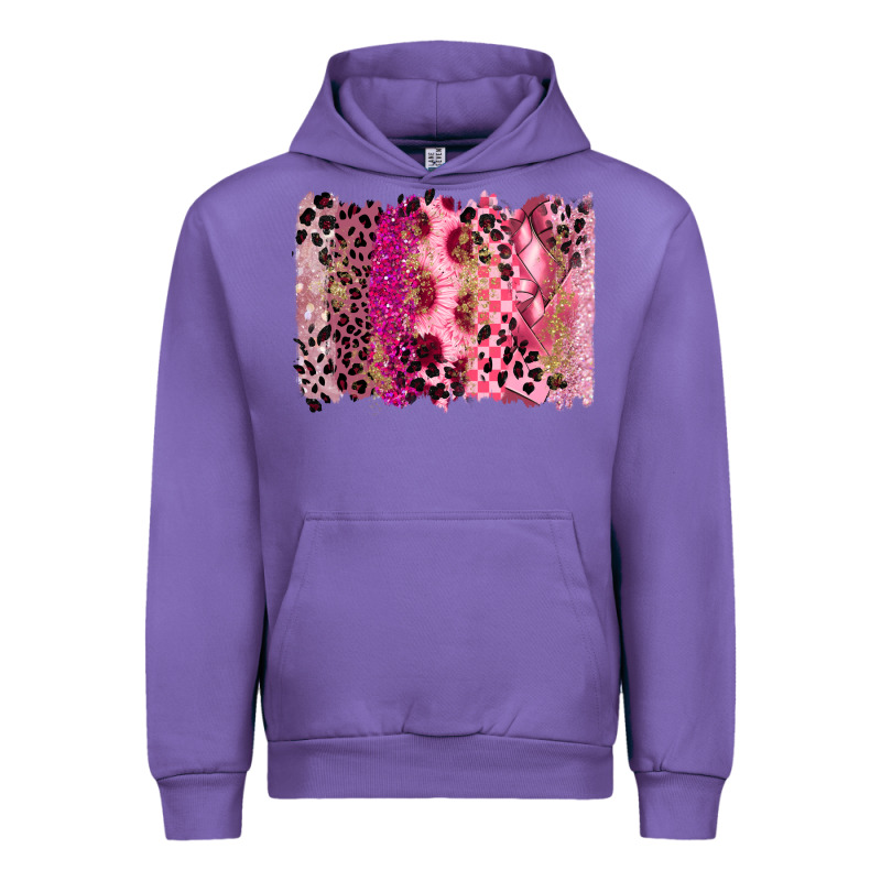 Breast Cancer Brushstroke Urban Hoodie by FaDigitalArtStudio | Teevron