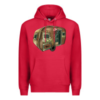 Cardinal Caravan Premium Hoodie - HowdyJamesFarm