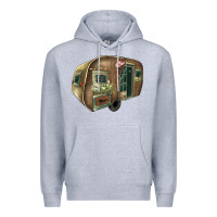 Heather Grey Caravan Premium Hoodie - HowdyJamesFarm