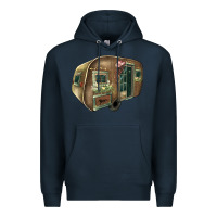 Navy Caravan Premium Hoodie - HowdyJamesFarm