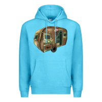 Ocean Blue Caravan Premium Hoodie - HowdyJamesFarm