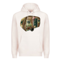 Pale Pink Caravan Premium Hoodie - HowdyJamesFarm