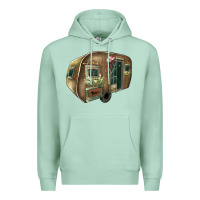 Seafoam Caravan Premium Hoodie - HowdyJamesFarm