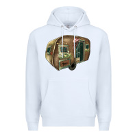 White Caravan Premium Hoodie - HowdyJamesFarm