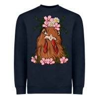Navy chicken Heavyweight Sweatshirt - MaliasSmallBusiness