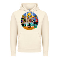 Vintage Artic boat waves sun rays lake days Vintage Hoodie - NancyCooperArtShop