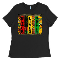 Black black lives matter tumbler Ladies Tee - HRA Design Shop
